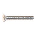 Midwest Fastener 3/18"-16 x 3 in Slotted Flat Machine Screw, Zinc Plated Steel, 8 PK 60147
